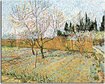  Vincent van Gogh obraz - Orchard with Peach Trees in Blossom zs18426