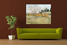  Vincent van Gogh obraz - Orchard with Peach Trees in Blossom zs18426