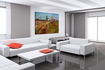  Vincent van Gogh obraz - Path Through a Field with Willows zs18427