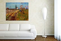  Vincent van Gogh obraz - Path Through a Field with Willows zs18427