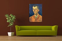 Portrait of Eugene Boch zs18439 -  Vincent van Gogh obraz