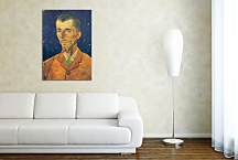 Portrait of Eugene Boch zs18439 -  Vincent van Gogh obraz