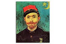 Portrait of Milliet, Second Lieutnant of the Zouaves zs18441 -  Vincent van Gogh obraz