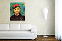 Portrait of Milliet, Second Lieutnant of the Zouaves zs18441 -  Vincent van Gogh obraz