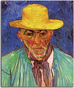 Portrait of Patience Escalier, Shepherd in Provence zs18442 -  Vincent van Gogh obraz