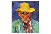 Portrait of Patience Escalier, Shepherd in Provence zs18442 -  Vincent van Gogh obraz