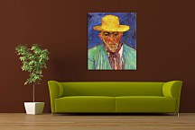 Portrait of Patience Escalier, Shepherd in Provence zs18442 -  Vincent van Gogh obraz