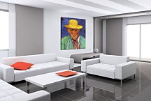 Portrait of Patience Escalier, Shepherd in Provence zs18442 -  Vincent van Gogh obraz