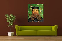 Portrait of the Postman Joseph Roulin zs18446 -  Vincent van Gogh obraz