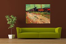 Railway Carriages zs18450 -  Vincent van Gogh obraz