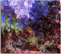 Monet Reprodukcia na plátne - Rosebush in Blossom zs18453