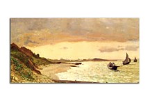 Reprodukcia Claude Monet - Seascape at Saintes-Maries zs18454