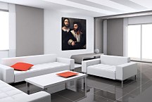 Reprodukcia na plátne Rafael - Self Portrait Dedicated to Paul Gauguin zs18455