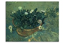 Still Life Bowl with Daisies zs18462 - Reprodukcia Vincent van Gogh