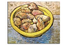 Still Life Potatoes in a Yellow Dish zs18466 - Reprodukcia Vincent van Gogh