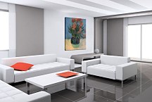 Still Life Majolica Jug with Wildflowers zs18469 - Reprodukcia Vincent van Gogh