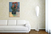 Still Life Majolica Jug with Wildflowers zs18469 - Reprodukcia Vincent van Gogh