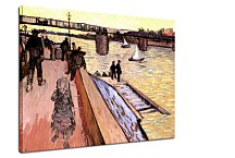 The Bridge at Trinquetaille zs18480 - Reprodukcia Vincent van Gogh