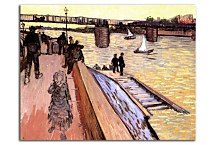 The Bridge at Trinquetaille zs18480 - Reprodukcia Vincent van Gogh