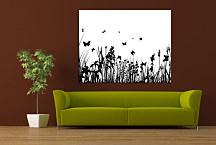 Obraz čiernobiely - Lúka zs24041