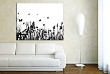 Obraz čiernobiely - Lúka zs24041