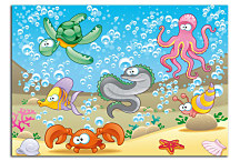 Obrazy pre deti Podmorský svet zs24061
