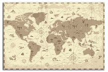 Antická mapa - Obraz zs24085