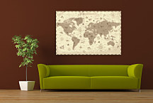 Antická mapa - Obraz zs24085