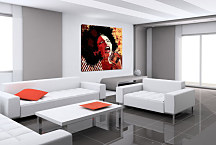 Obraz - Retro speváčka zs24123