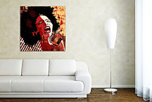 Obraz - Retro speváčka zs24123