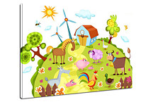 Detský Obraz na stenu - Na dvore zs24126