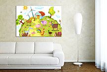 Detský Obraz na stenu - Na dvore zs24126