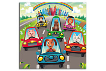 Obrazy pre deti - Autíčka zs24166