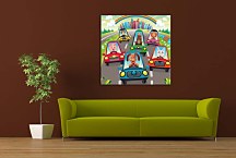 Obrazy pre deti - Autíčka zs24166