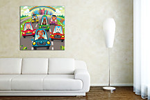 Obrazy pre deti - Autíčka zs24166