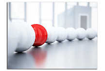 Obraz Bielo-červený zs24172