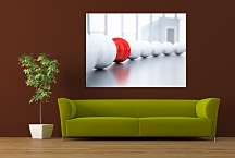 Obraz Bielo-červený zs24172