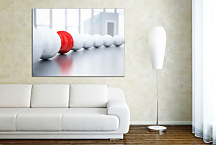 Obraz Bielo-červený zs24172