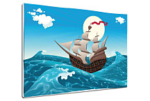 Obrazy pre deti - Loď na mori zs24187