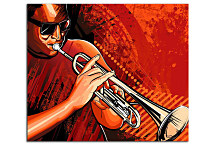 Obraz - Retro trúbka zs24190