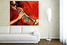 Obraz - Retro trúbka zs24190