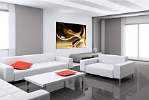 A obraz - Hnedý abstraktný zs24202