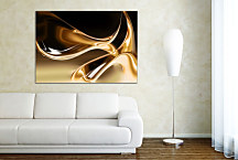 A obraz - Hnedý abstraktný zs24202