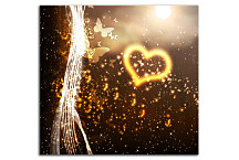 Abstraktný obraz hnedý zs24206