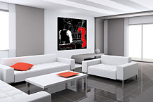 Retro obraz - Hudobníci zs24212