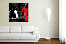 Retro obraz - Hudobníci zs24212