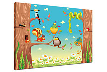 Detské obrazy - Lesné zvieratká zs24226