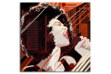 Obraz - Jazzová speváčka zs24269