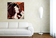 Obraz - Jazzová speváčka zs24269