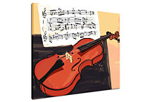 Obraz Husle a Noty zs24274